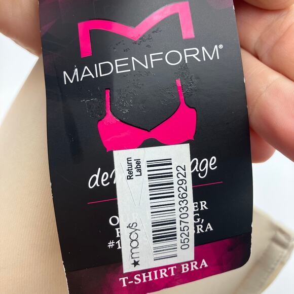 Maidenform T-Shirt Bra 34DD Cream‎ Lightly Lined Underwire Everyday Style 07959 - Picture 9 of 9